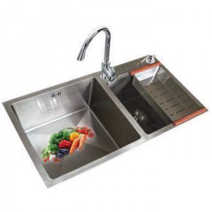 Chậu rửa bát đúc inox 304 KT 78x43cm