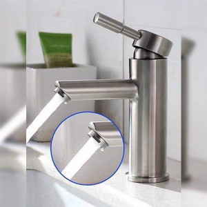 Vòi Lavabo Rửa Mặt Inox Tròn V3041A