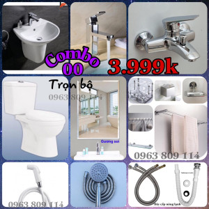 COMBO PHÒNG TẮM 00 GIÁ KM 3.999.000